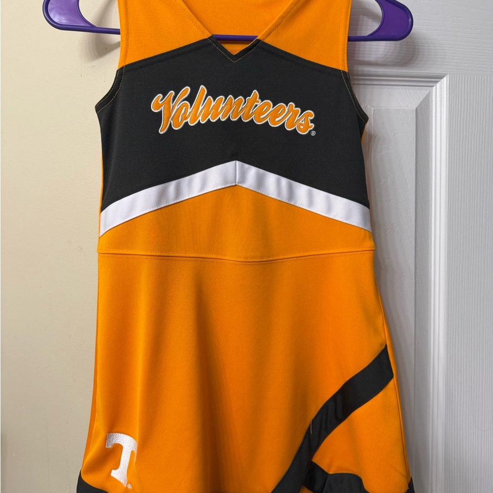 Volunteers Kids Cheerleader Costume - Orange and Black